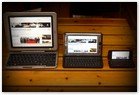 :: Pulse para Ampliar :: Comparativa de tamaños entre el Tablet PC TC-1100, el HTC Shift y el Nokia E-90