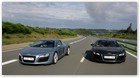 :: Pulse para Ampliar :: El Audi R8 en un viaje a Le Mans el pasado Julio de 2007