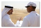 :: Pulse para Ampliar :: Tiger Woods y Abdulla Al Gurg, Project Director de The Tiger Woods Dubai