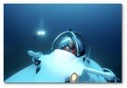 :: Pulse para Ampliar :: Uno de los primeros minisubmarinos monoplaza de U-Boat Worx, a partir del que se han creado los nuevos CQ2 y CQ3, para dos y tres pax respectivamente.