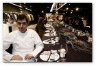 :: Pulse para Ampliar :: Barcelona, 26/11/08. 30 Aniversario Javier Simorra: Ramón Freixa -Chef dos estrellas Michelin- supervisó personalmente la comida y gozó de 'carta blanca' para la elaboración del menú.