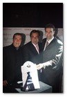 :: Pulse para Ampliar :: Presentación de la Corbata Pietro Baldani "Liali Dubai": Peter Aedo, Antonio Gea Sánchez y Julio Salinas