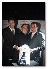 :: Pulse para Ampliar :: Presentación de la Corbata Pietro Baldani "Liali Dubai": Julio Salinas, Peter Aedo y Antonio Gea Sánchez