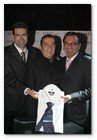 :: Pulse para Ampliar :: Presentación de la Corbata Pietro Baldani "Liali Dubai": Julio Salinas, Peter Aedo y Antonio Gea Sánchez