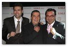 :: Pulse para Ampliar :: Presentación de la Corbata Pietro Baldani "Liali Dubai": Julio Salinas, Peter Aedo y Antonio Gea Sánchez