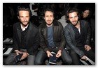 :: Pulse para Ampliar :: (L-R) Actors Rodrigo Santoro, Demian Bichir and Santiago Cabrera attend the G-Star Fall 2009 Fashion Show at the Hammerstein Ballroom on February 17, 2009 in New York City.
