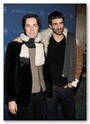 :: Pulse para Ampliar :: Musician Rufus Wainwright (L) and boyfriend Jorn Weisbrodt attend the G-Star Fall 2009 Fashion Show at the Hammerstein Ballroom on February 17, 2009 in New York City.