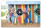 :: Pulse para Ampliar :: HANNAH MONTANA: THE MOVIE: (l to r) MILEY CYRUS, LUCAS TILL