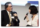 :: Pulse para Ampliar :: Génova (It) 5th June 09 | Micky Arison, CEO de Carnival Corporation, durante su entrevista con Gema Castellano, Dirª Informativos.Net a bordo del Costa Pacífica