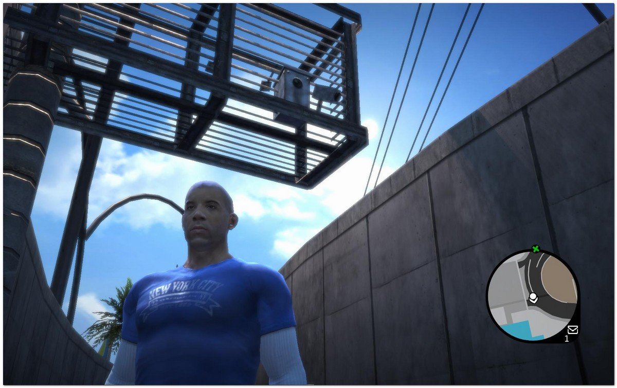Captura de pantalla de "Wheelman" juego de accin basado en Barcelona