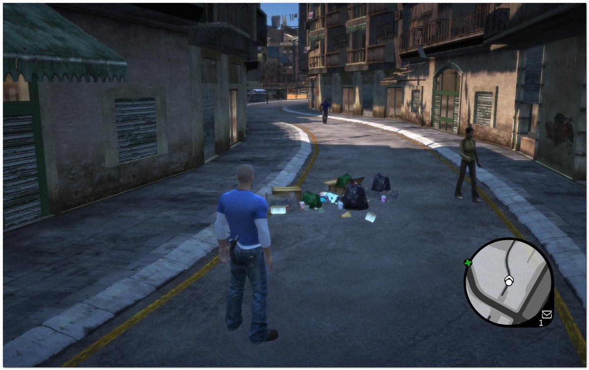 Captura de pantalla de "Wheelman" juego de accin basado en Barcelona