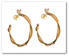 :: Pulse para Ampliar :: SEP09.- Colección Gardenia, de Carrera y Carrera (Rounded Gardenia Earrings)