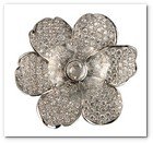 :: Pulse para Ampliar :: SEP09.- Colección Gardenia, de Carrera y Carrera (White Gold & Diamonds Gardenia Brooch)