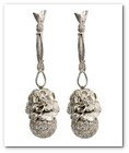 :: Pulse para Ampliar :: SEP09.- Colección Gardenia, de Carrera y Carrera (White Gold & Diamonds Long Gardenia Earrings)