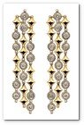 :: Pulse para Ampliar :: SEP09.- Colección Mosaico, de Carrera y Carrera (White and Yellow Gold with Diamonds Earrings)