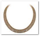 :: Pulse para Ampliar :: SEP09.- Colección Mosaico, de Carrera y Carrera (White and Yellow Gold with Diamonds Necklace)