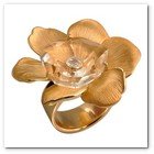 :: Pulse para Ampliar :: SEP09.- Colección Gardenia, de Carrera y Carrera (Yellow Gold Mini Gardenia Ring)