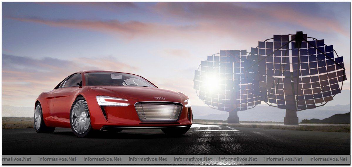 Audi presenta el elemento estrella del IAA 2009: el e-tron, un vehculo deportivo de alto rendimiento con sistema de propulsin totalmente elctrica.