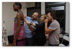 :: Pulse para Ampliar :: Fitting Custo Barcelona, desfile PV010, New York Fashion Week
