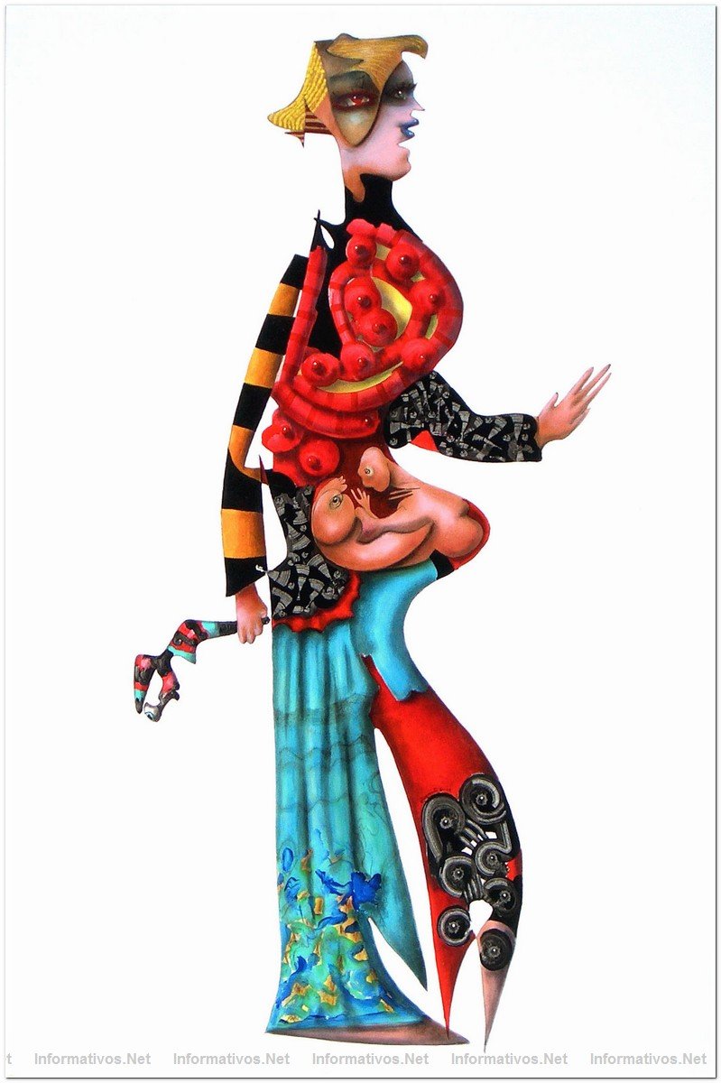 "Alien Fashion" de Josep Puigmart� - 195x130 cm - PVP. 21.600 eu.