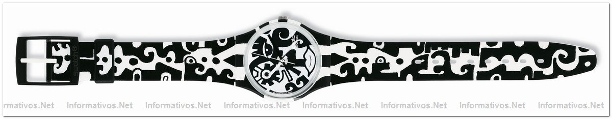 Coleccin de relojes de Swatch 'CreArt' de Billy the Artist: mod. Afterdark