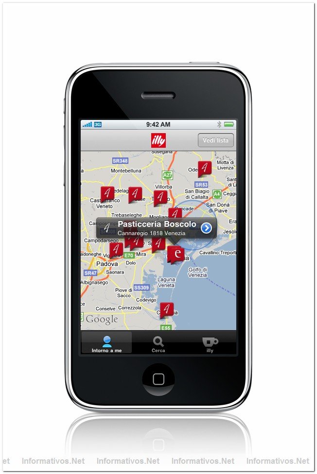 el nuevo "illy Mobile Locator" para iPhone e iPod Touch est disponible en la nueva App Store