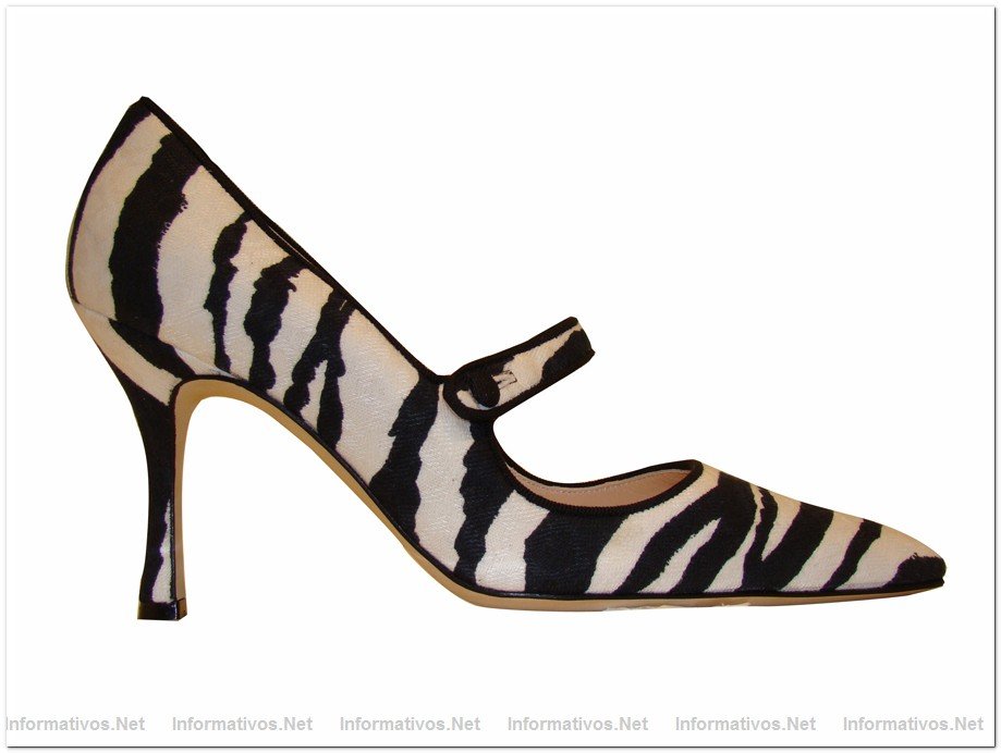 Mary Jane cebra, de Manolo Blahnik: edicin limitada a 7 pares por modelo. 580 eu.