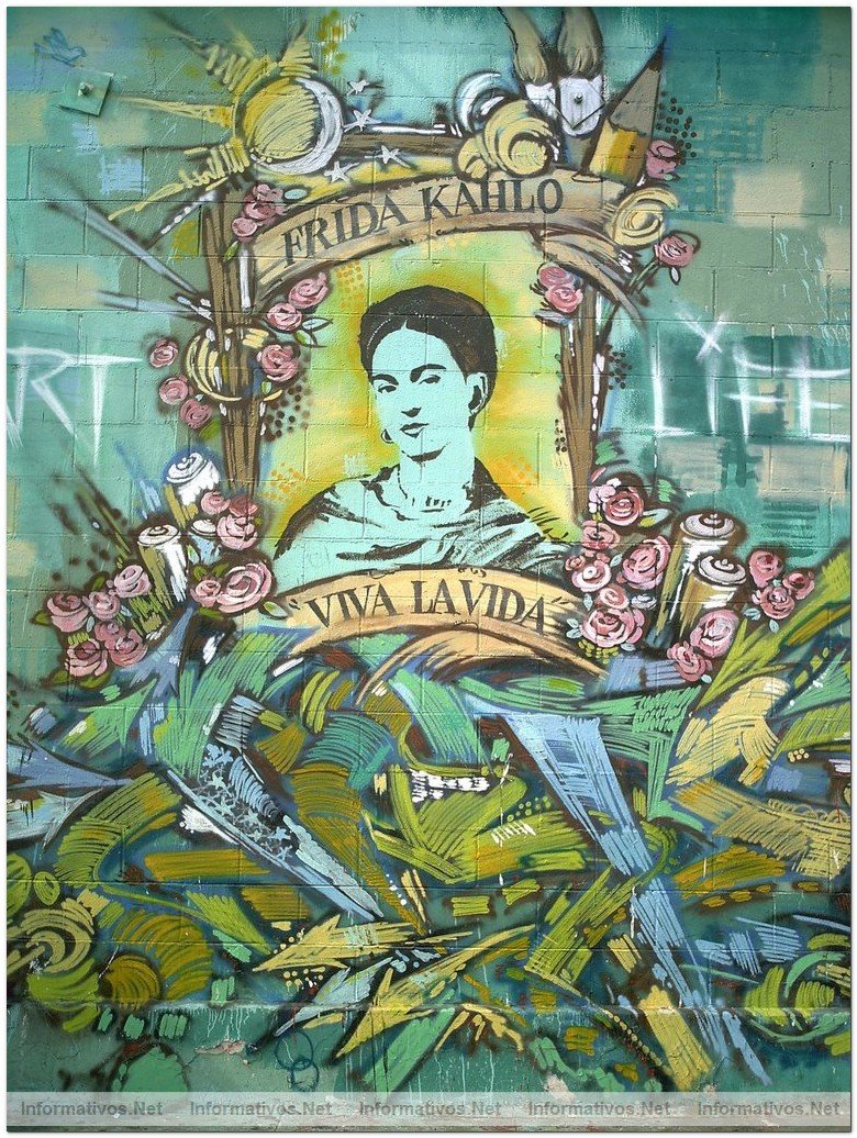 Frida Kahlo Graffiti Los Angeles