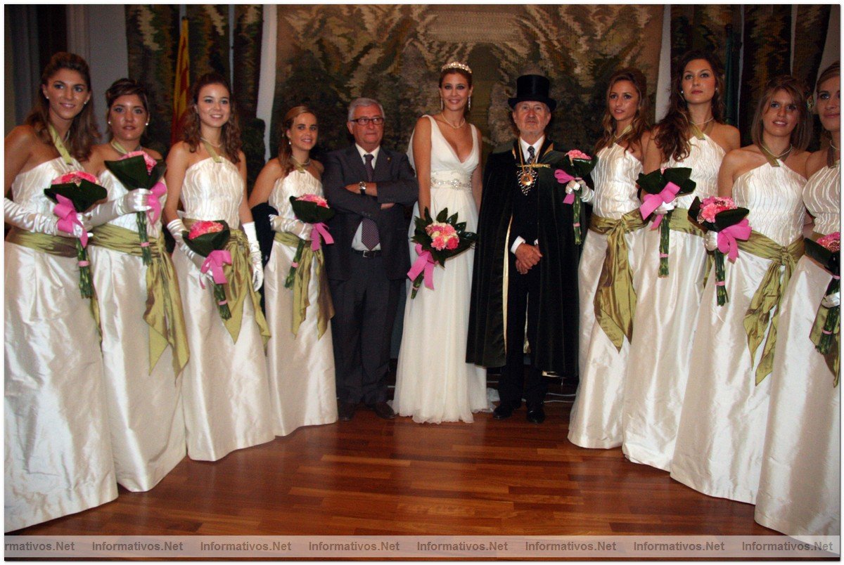 Elisabeth Reyes, ha sido coronada Reina del Cava 2009 en Sant Sadurn