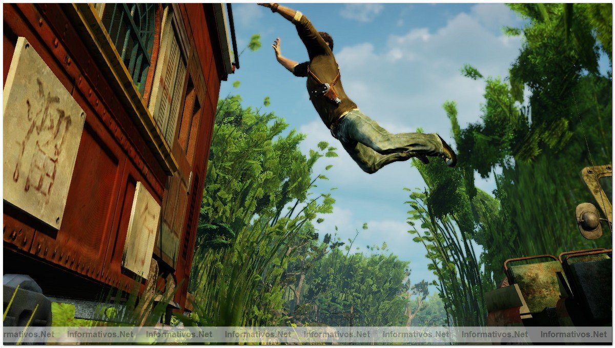 Captura de pantalla de  "Uncharted 2: El Reino de los Ladrones"