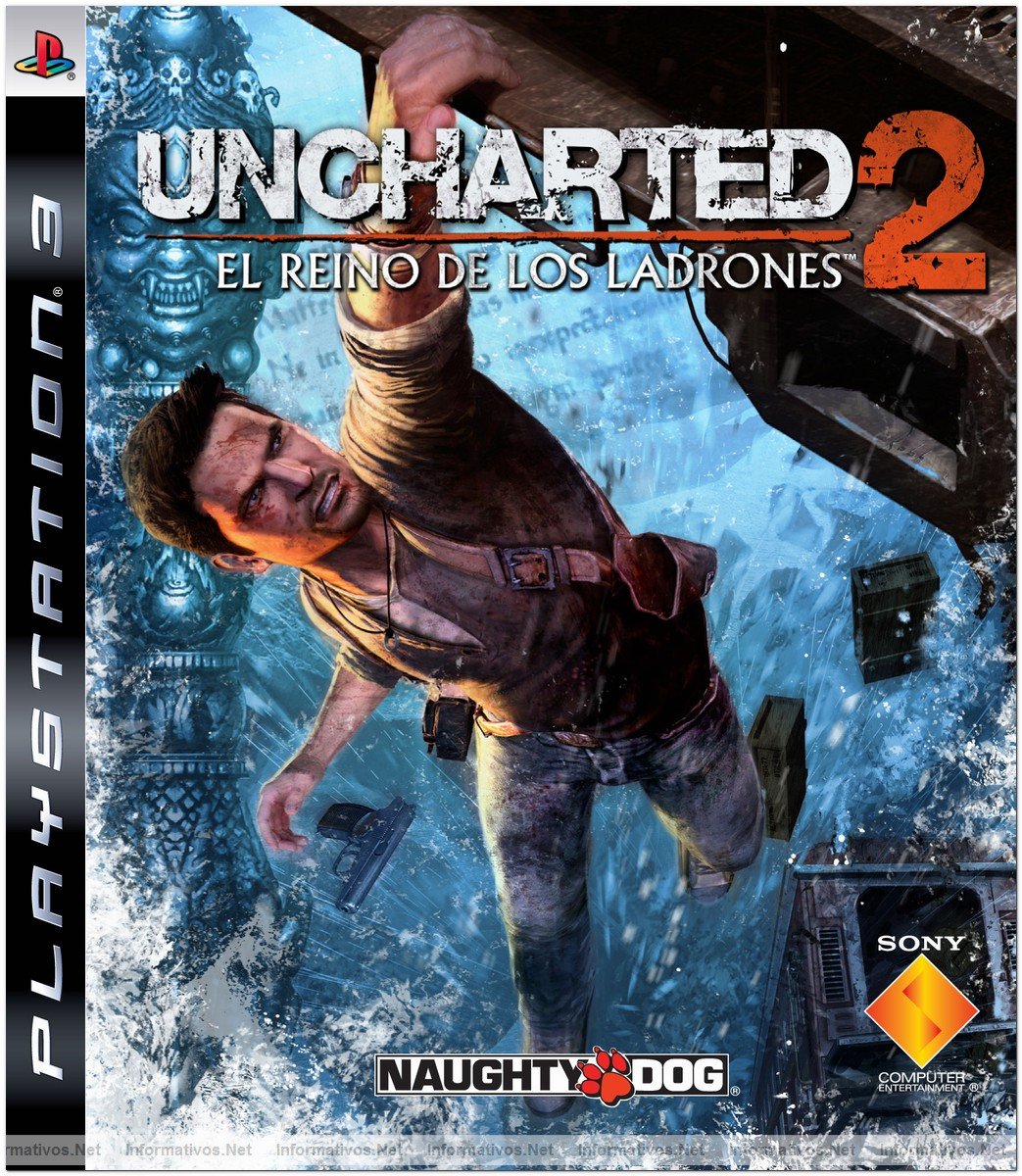 Caratula de  "Uncharted 2: El Reino de los Ladrones"