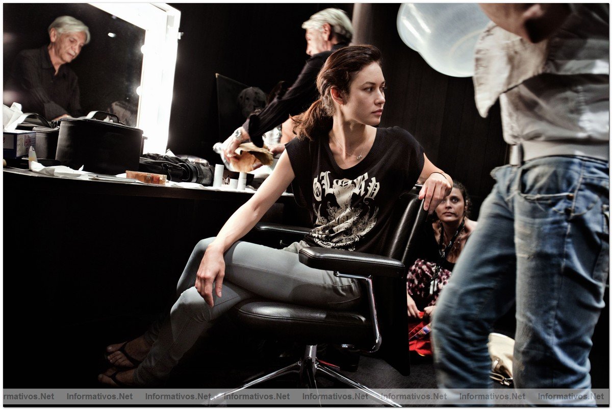 Making of del Calendario Campari 2010 con Olga Kurylenko