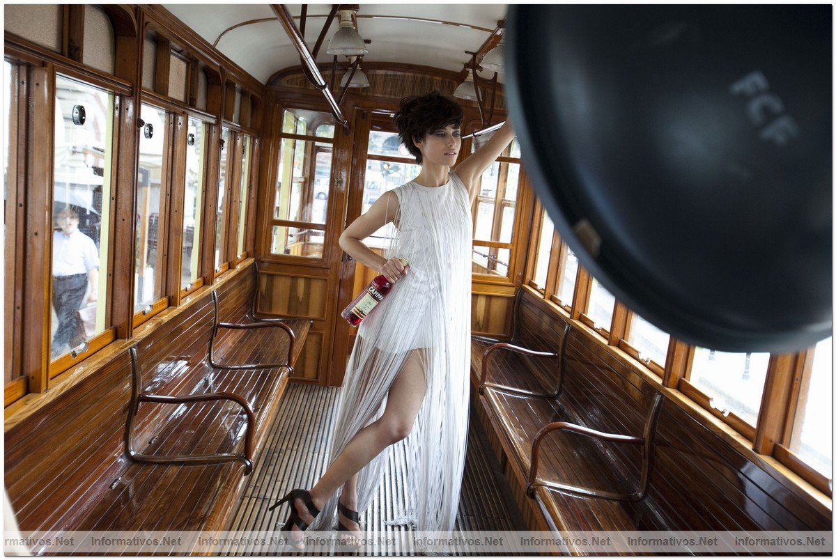 Making of del Calendario Campari 2010 con Olga Kurylenko. Location: Historical Urban Railway 609

Outfit: Jil Sander - Jewellery: Sharra Pagano - Shoes: Jil Sander