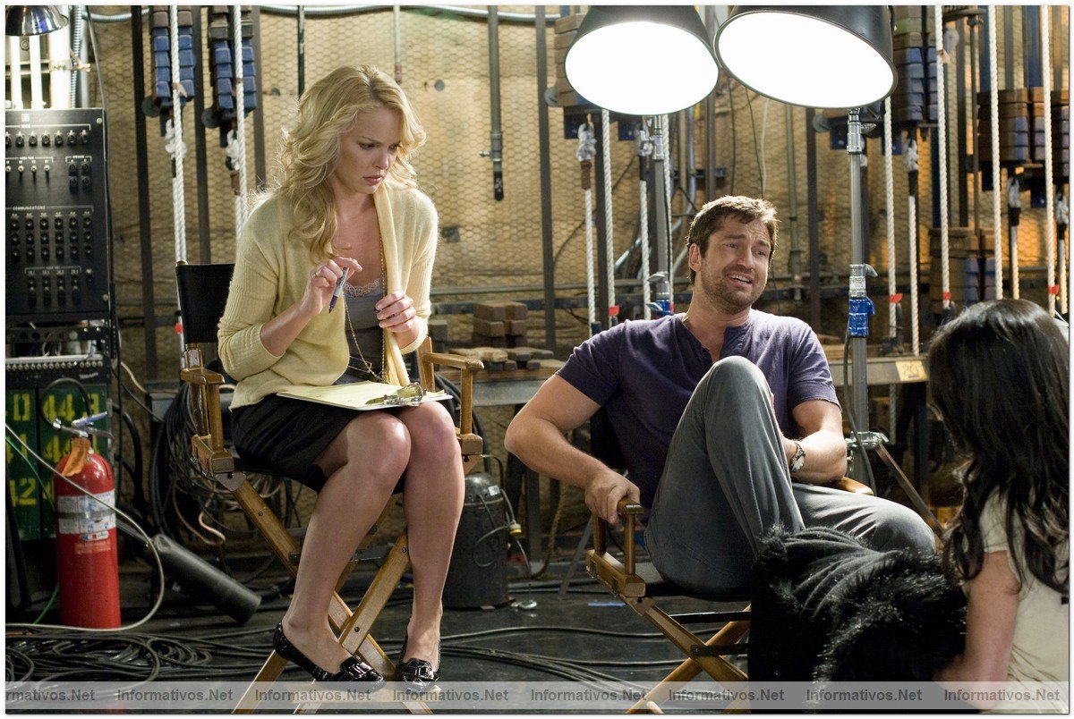 LA CRUDA REALIDAD: protagonizada por  Katherine Heigl y Gerard Butler