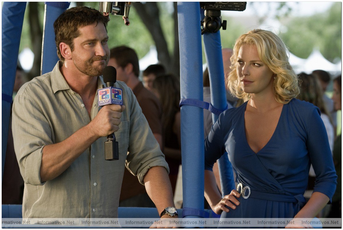 LA CRUDA REALIDAD: protagonizada por  Katherine Heigl y Gerard Butler
