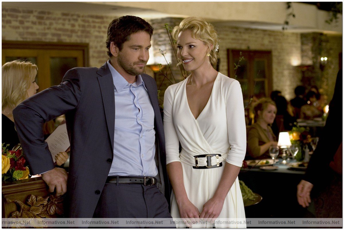 LA CRUDA REALIDAD: protagonizada por  Katherine Heigl y Gerard Butler