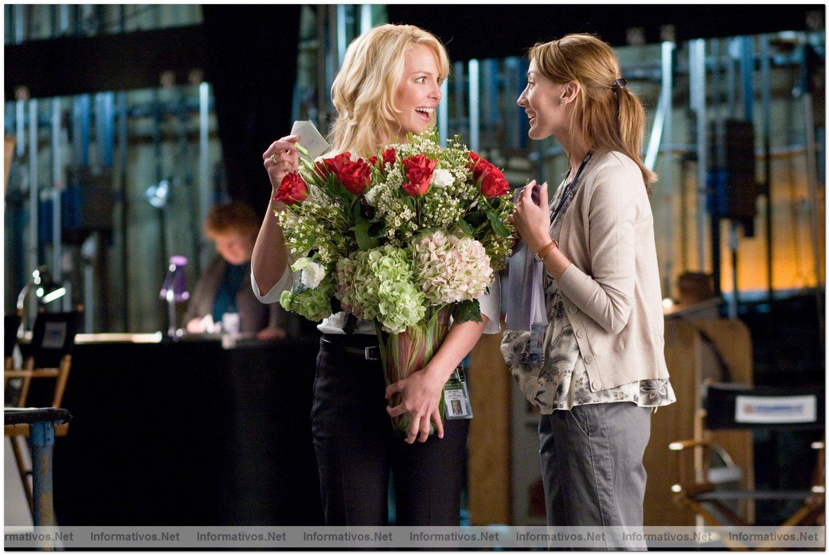 LA CRUDA REALIDAD: protagonizada por  Katherine Heigl y Gerard Butler