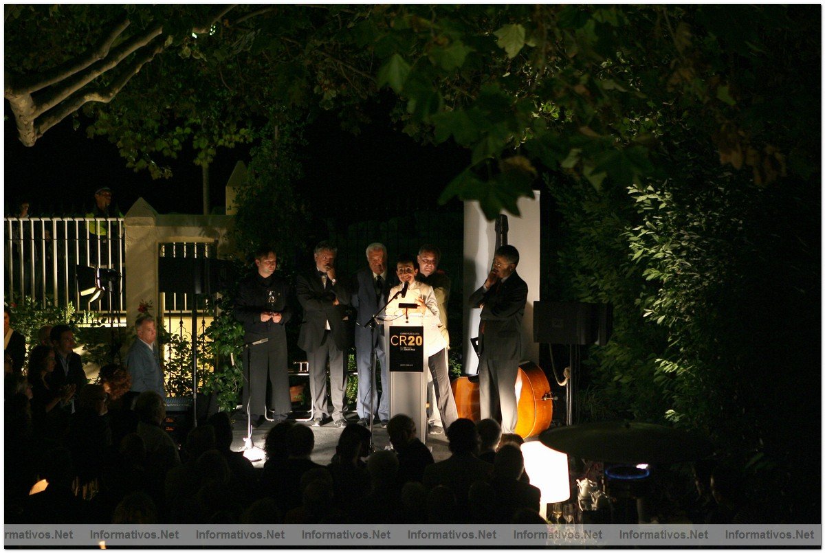 Sant Pol de Mar, 19OCT09.- 20 Aniversario Rte. Sant Pau de Carme Ruscalleda. Carme Ruscalleda durante la presentacin