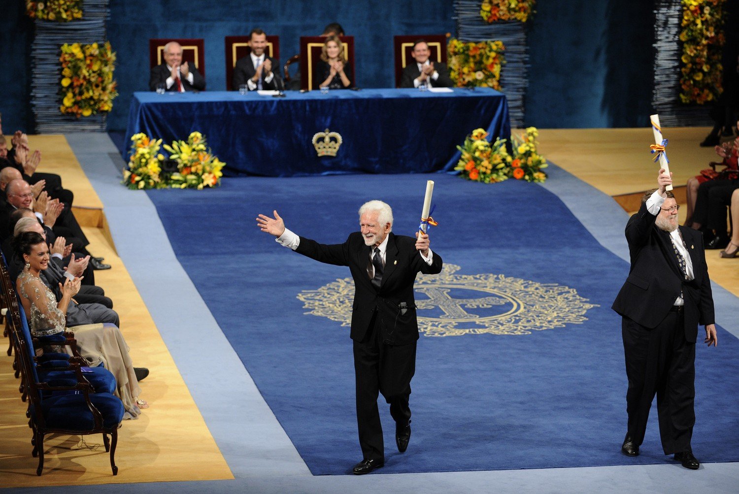 Ceremonia de entrega 2009, Martin Cooper y Ramond S. Tomlinson