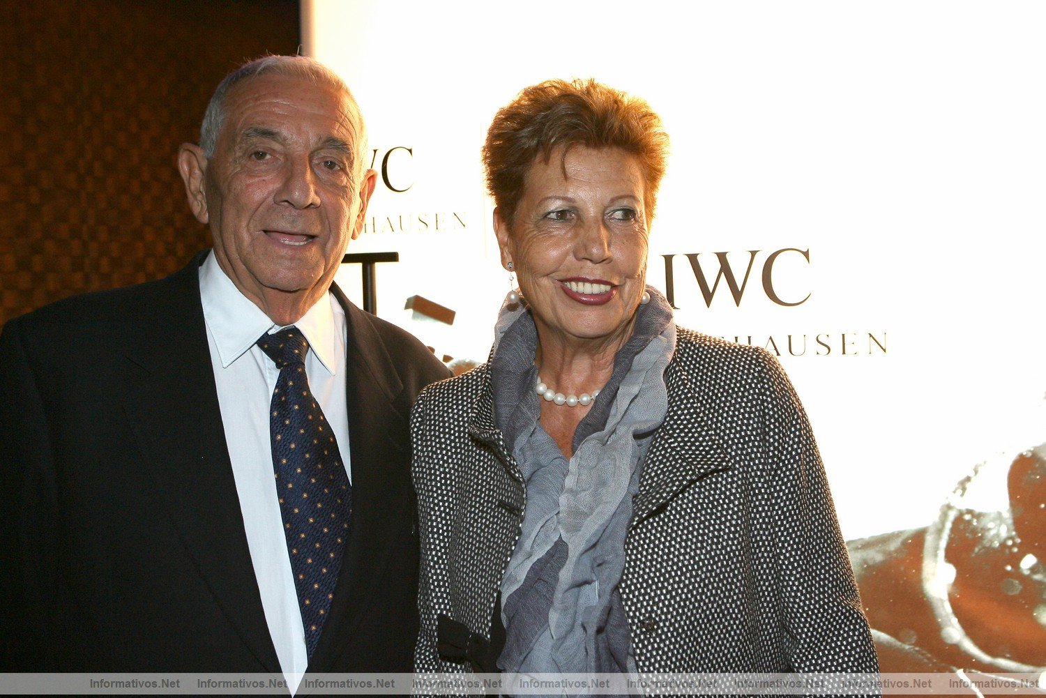 Presentacin de IWC en Rabat Barcelona del reloj Aquatimer Crongrafo Edicin Galpagos Islands: matrimonio Snchez Vicario