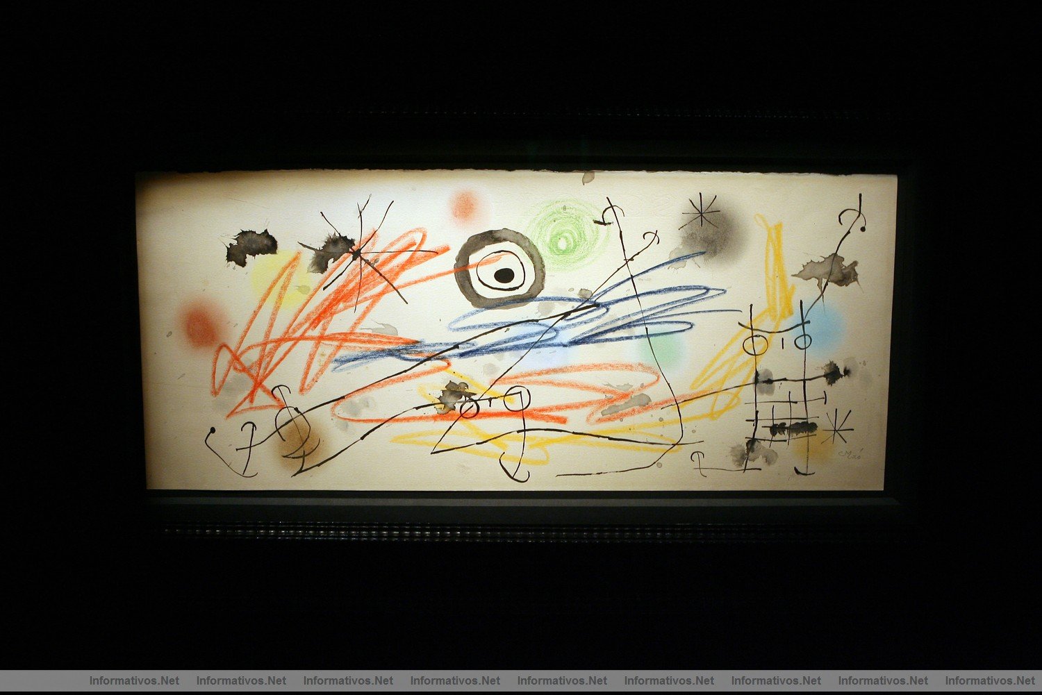 XVIII Saln de Arte y Antigedades de las  Drassanes Reials de Barcelona. Composition, de Joan Mir (1964)