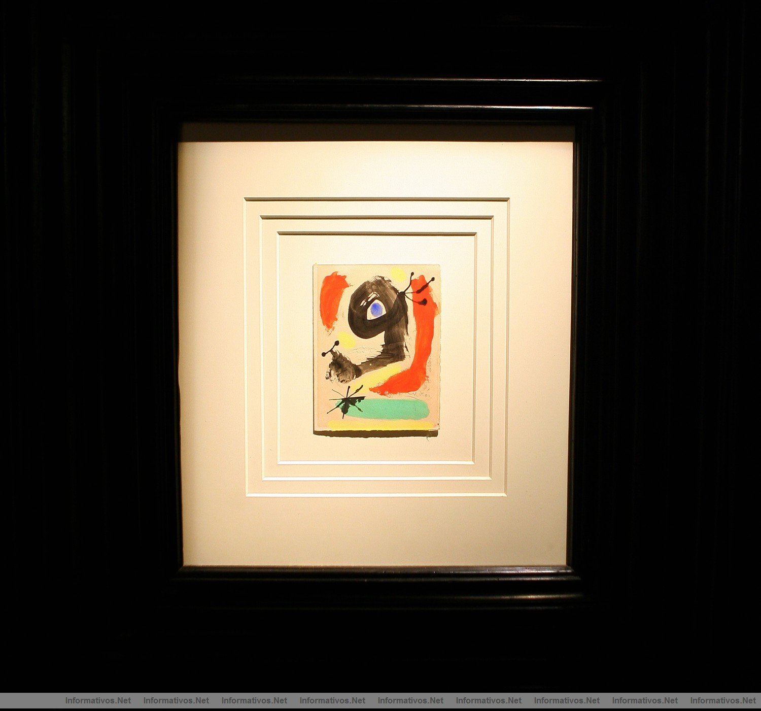 XVIII Saln de Arte y Antigedades de las  Drassanes Reials de Barcelona. Sin Titulo, de Joan Mir (1963 )