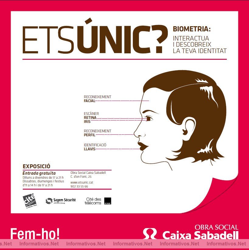 28OCT09.- La Obra Social Caixa Sabadell inaugurar hoy su nuevo edificio con un auditorio para 388 personas y una nueva sala de exposiciones con la muestra Eres nico? Biometria: interacta y descubre tu identidad.