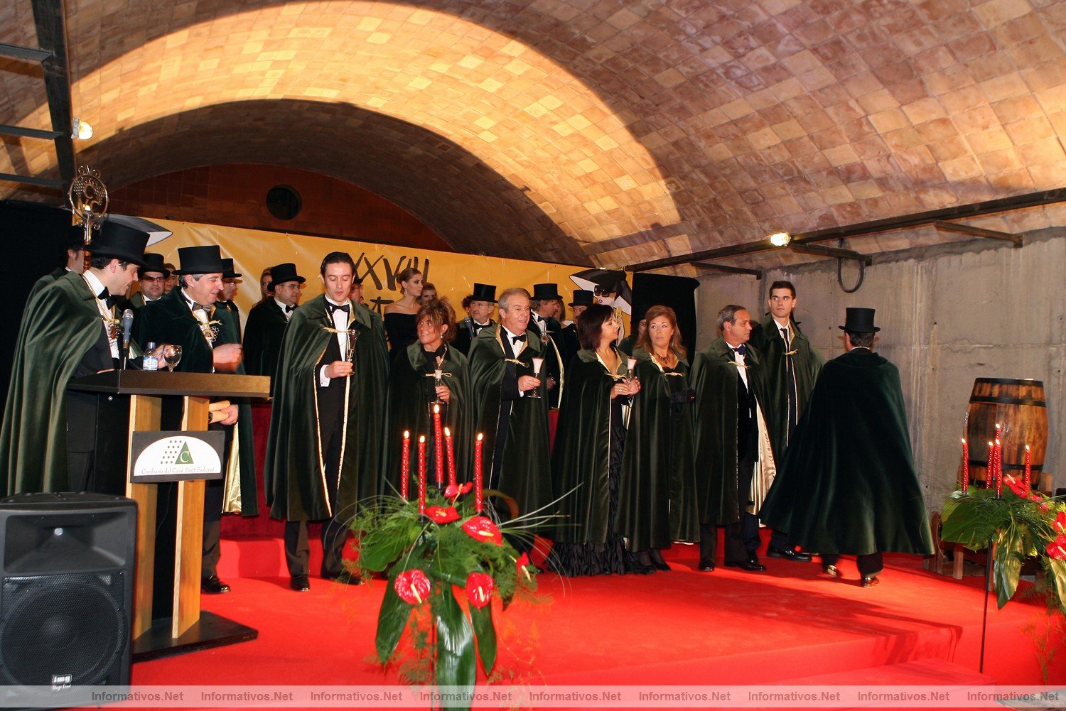 Ceremonia de Investidura Tardoral de la Confraria del Cava Sant Sadurn 2009. Investidura de los Cofrades de Nmero