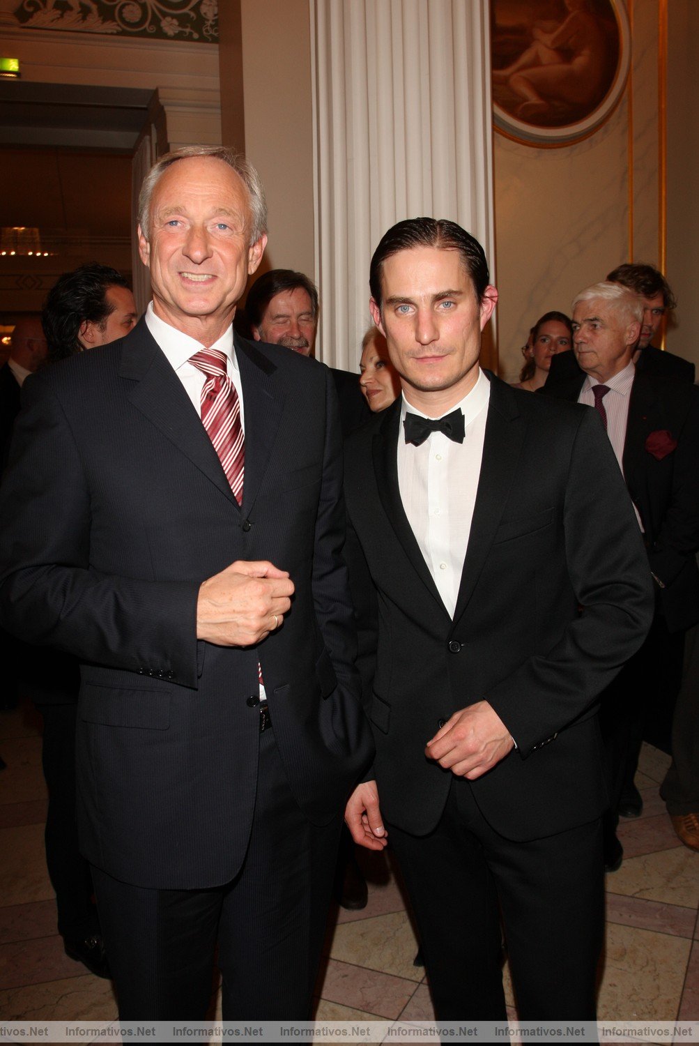Premio Prix 2009 de Montblanc: Lutz Bethge CEO Montblanc International y Clemens Schick