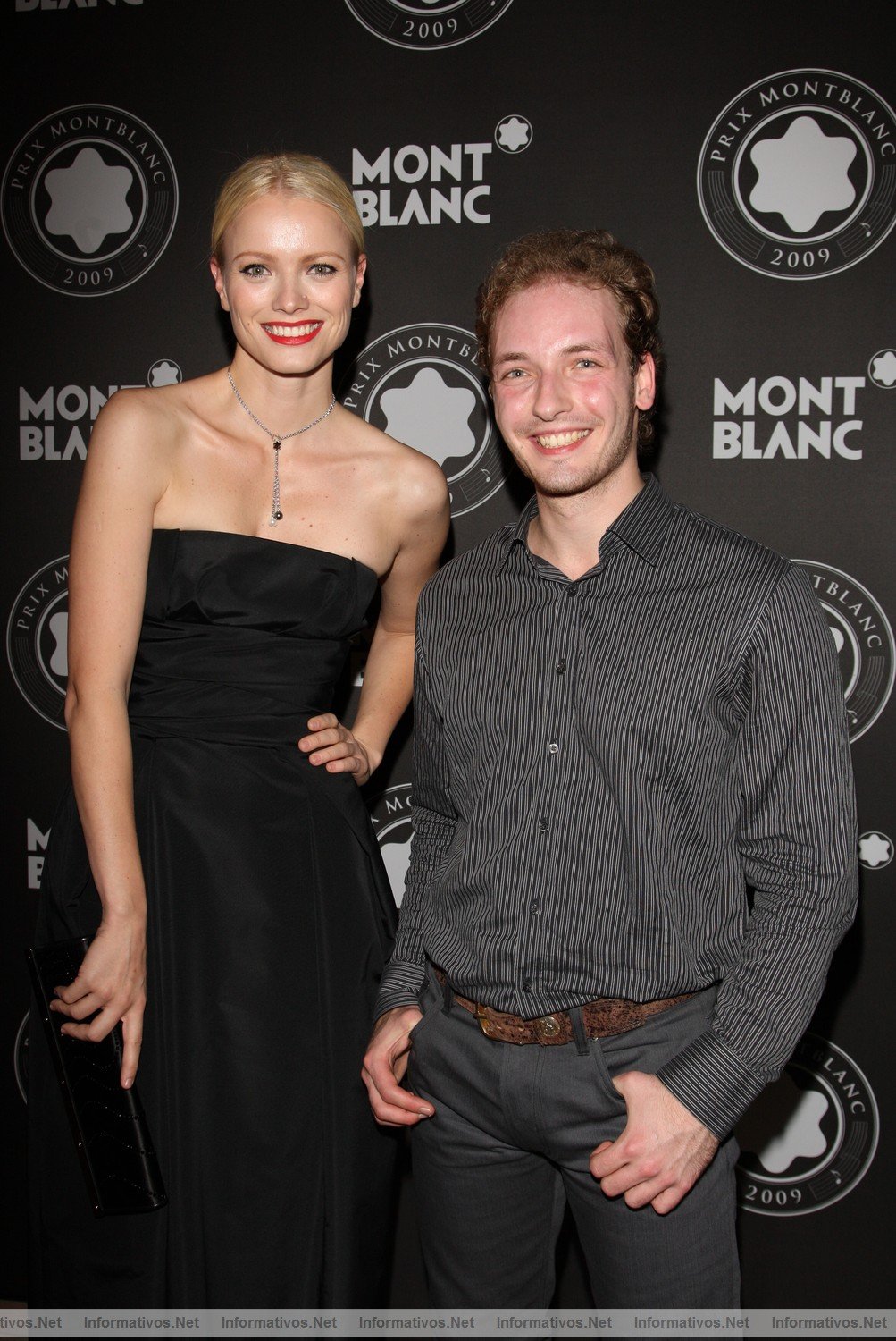 Premio Prix 2009 de Montblanc: Franziska Knuppe y  el joven pianista ruso, Nikolai Tokarev