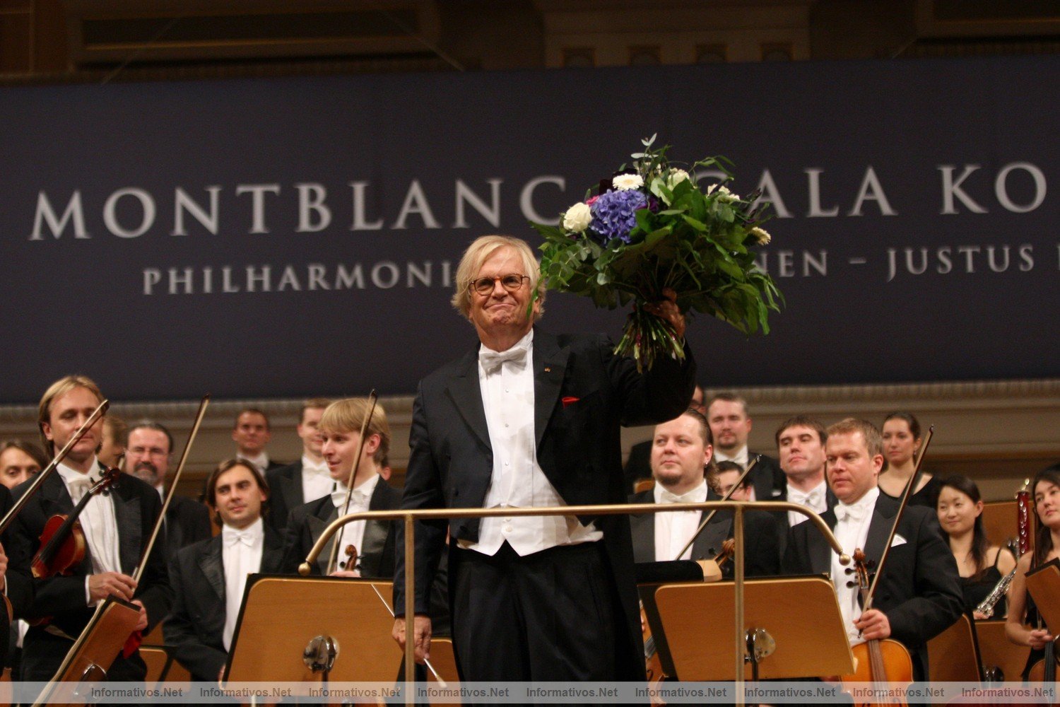 Premio Prix 2009 de Montblanc: La "Filarmnica de las Naciones", dirigida por el director Justus Frantz, en la "Konzerthaus am Gendarmenmarkt" de Berln