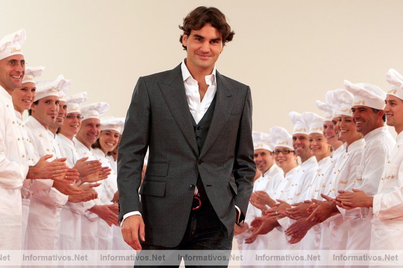 Roger Federe, embajador para Lindt & Sprngli