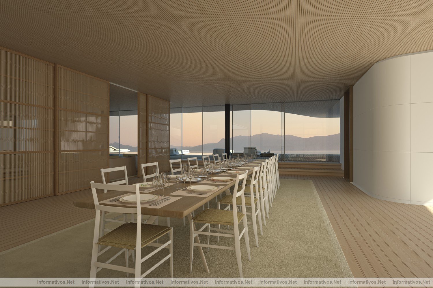 WHY: WALLY HERMS YACHT.- Comedor