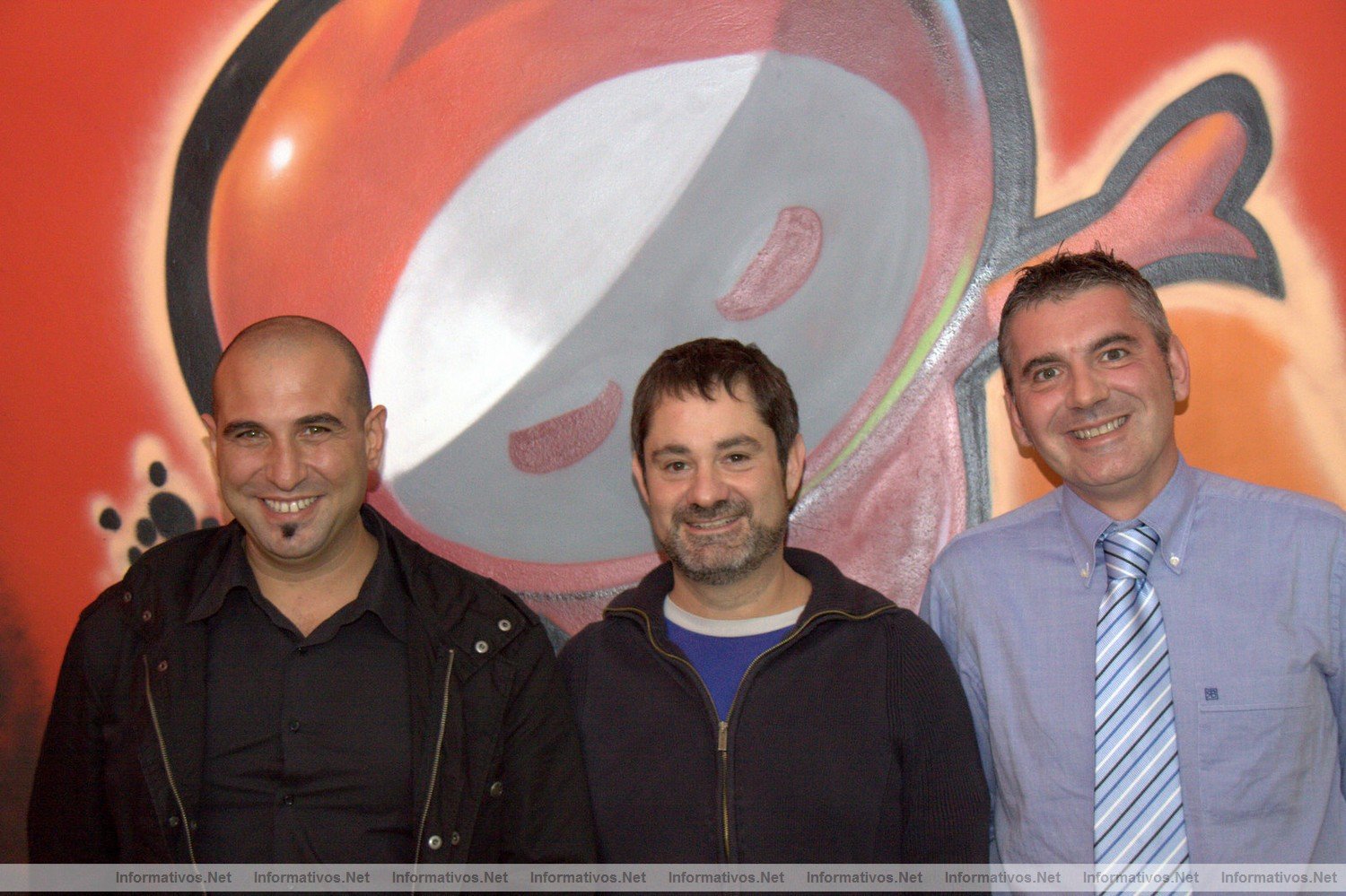 La agencia de marketing Elogia abre oficina en Italia: Max Seminara, copy creativo; Enric Aparici, consejero delegado de Elogia; Giovanni Ripoldi, director de cuentas.